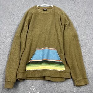 VTG Early Winters Sweater Men's Large Fleece Pile Pullover Polartec Crewneck